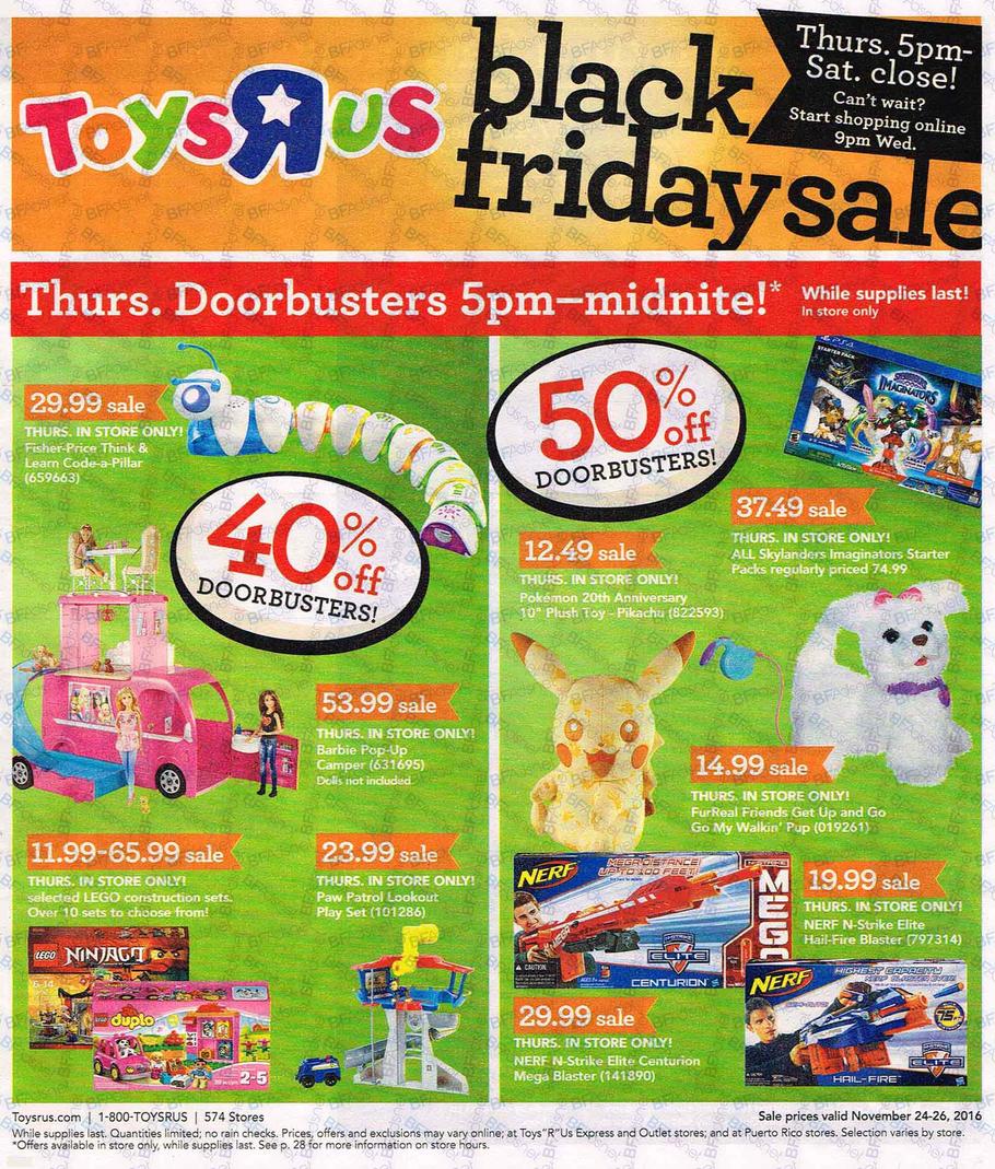 ToysRUs Black Friday Ad 2016 Black Friday Ads