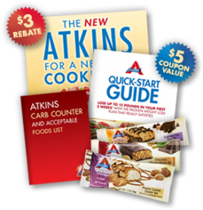 Free 3 Samples of Atkins Bars and Weight-Loss Kit Guide