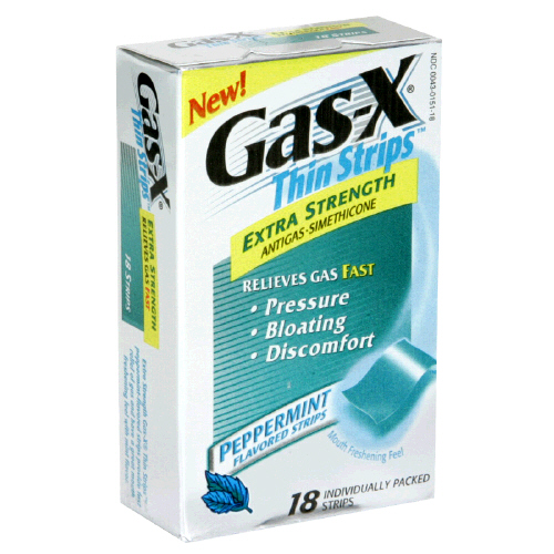 Free Sample GasX Thin Strips