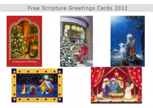 2012 Scripture Greeting Cards for Christmas
