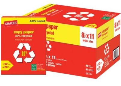 Free Copy Paper at Staples