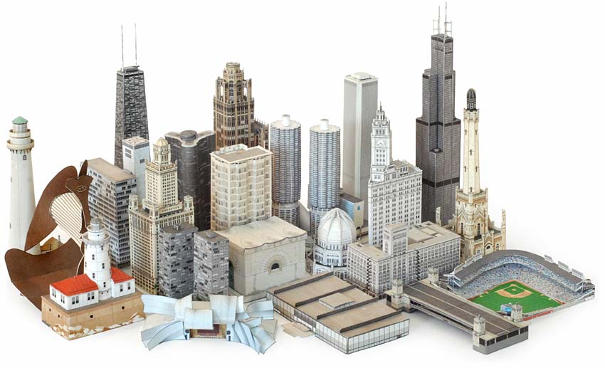 Free Chicago Paper Model Kits