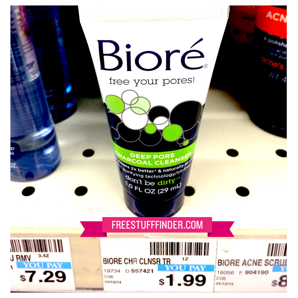 Free Biore Facial Cleanser at CVS
