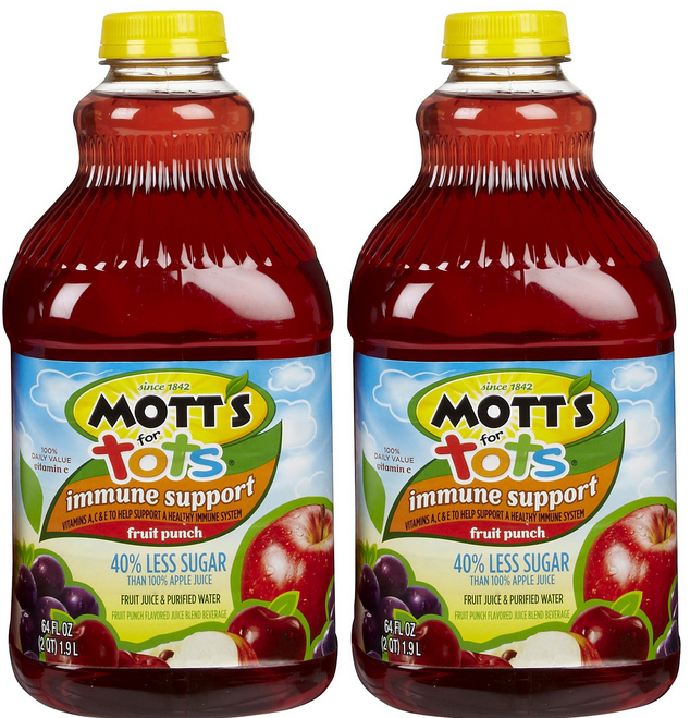 1.00 (Reg 3.59) Mott's For Tots Juice at Safeway Affiliate Stores