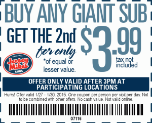 jersey mike's coupons november 2019
