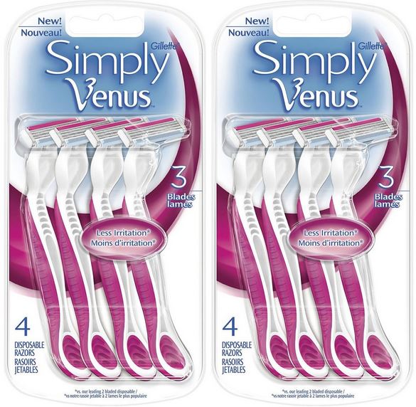 2.41 (Reg 7.79) Simply Venus Razors at Walgreens