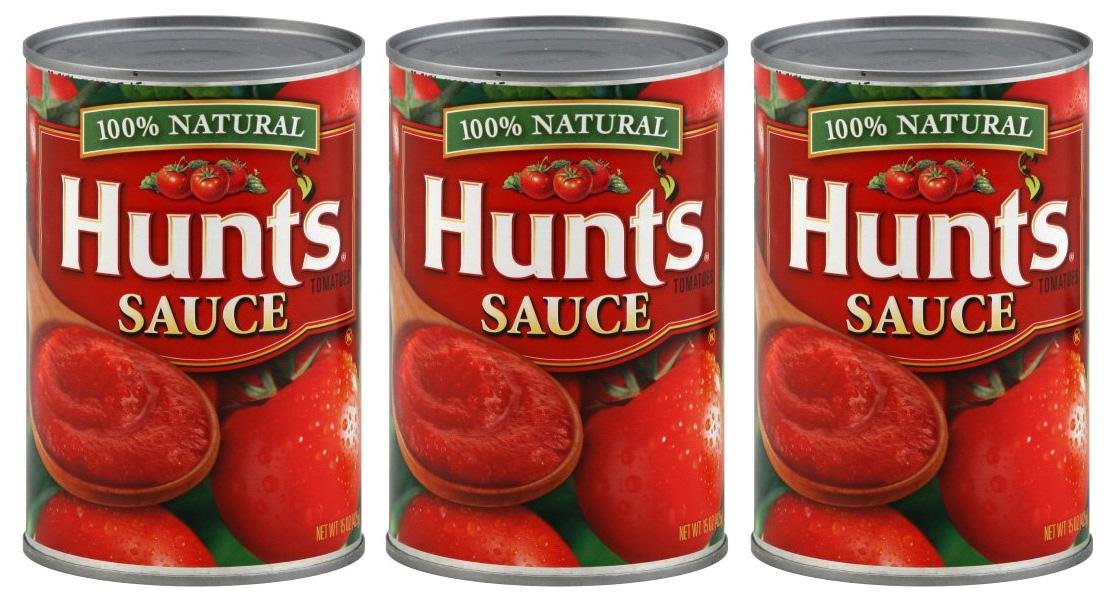 0.38 (Reg 1) Hunt's Tomato Sauce at Walgreens