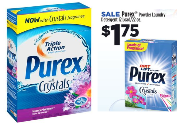 1 25 purex powder detergent at dollar general