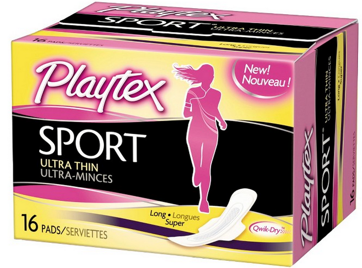 0.50 (Reg 5) Playtex Sport Pads at Rite Aid