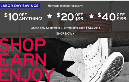10 Off 10 or More Purchase (DSW Rewards Members)