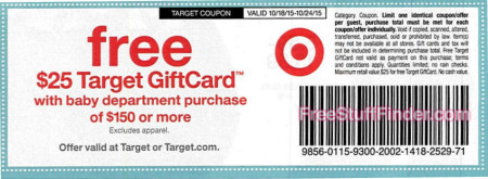 target online coupons baby