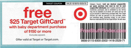 target baby coupons in store