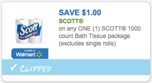 *HOT* $1.00 Off Scott Bath Tissue Coupon (Print Now!)