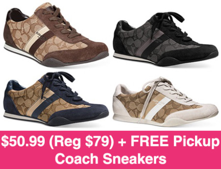 macys coach shoes