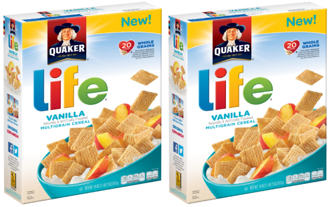 FREE Quaker Vanilla Life Cereals at Kroger + $0.16 Moneymaker (Print Now!)