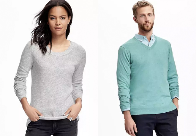 HOT* $10 Old Navy Sweaters   50% Off All Outwear Sale
