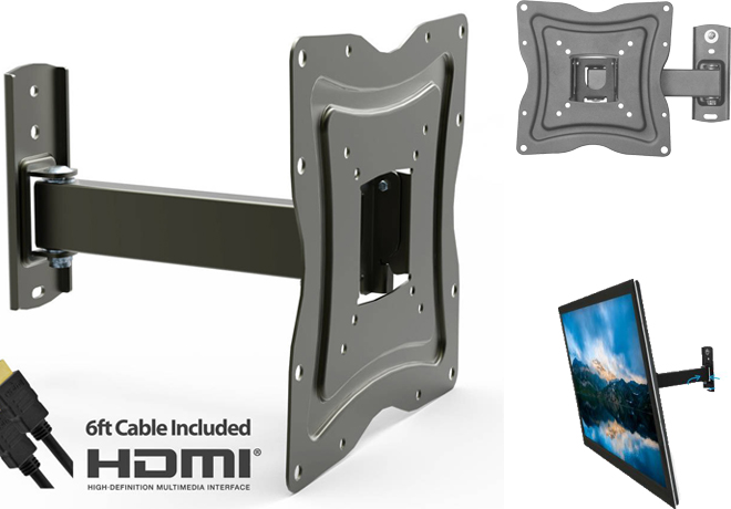 *HOT* $9.99 (Reg $80) ONN Full Motion TV Wall Mount + FREE Pickup