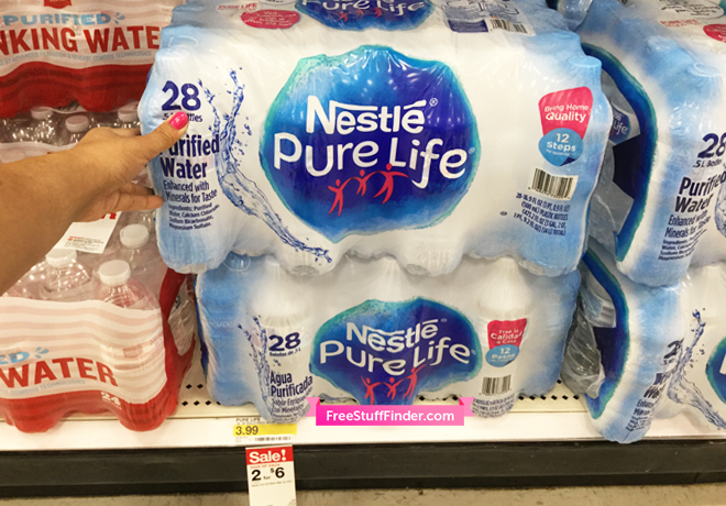 $2.50 (Reg $4) Nestle Pure Life Water 28-Pack at Target (Print Now!)