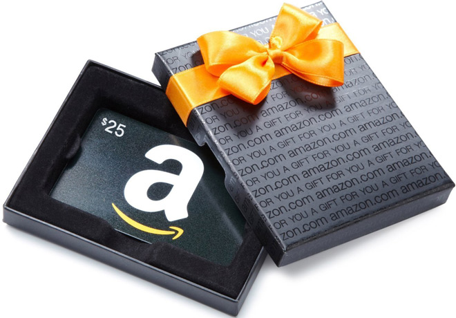 Amazon Prime: FREE $5 Amazon Credit with any $25 Amazon Gift Card Purchase