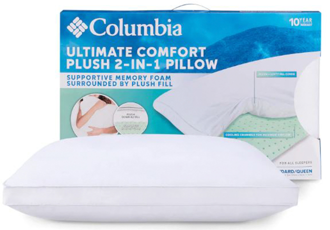 Columbia Kohls Cooling Mattress Pad Cooling Pillow Best Pillow At Kohl's  Columbia Cold Pillow Top