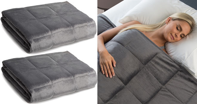 Sharper Image Weighted Blanket JUST $79.99 + FREE Shipping (Regularly $200)