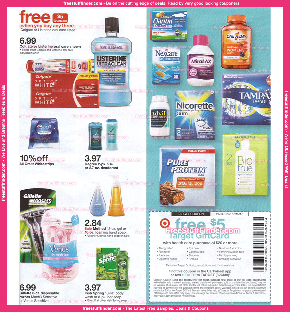 Target Practice Ad Target Ad Preview (Week 7/9 – 7/15)
