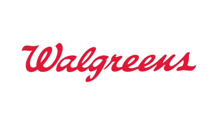 Walgreens Store Logo on a White Background