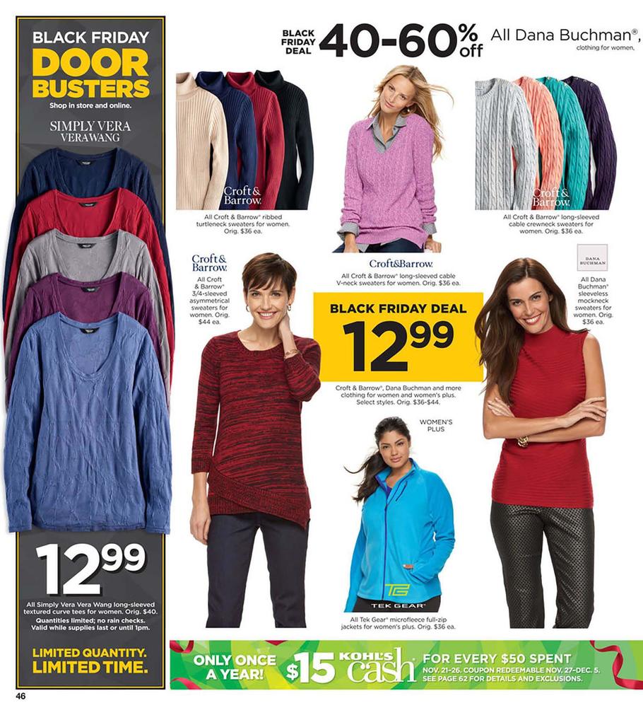 Kohl’s Black Friday Ad 2016