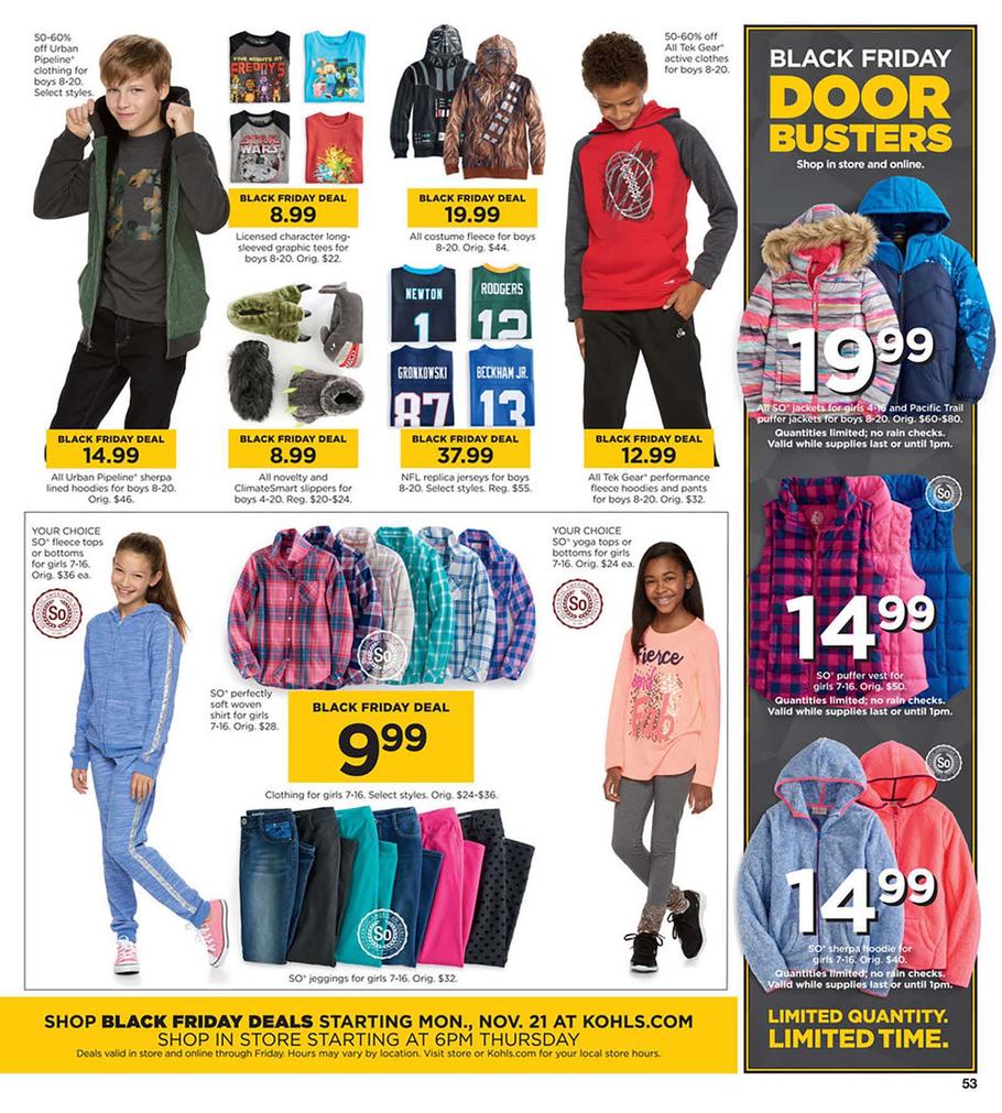 Kohl’s Black Friday Ad 2016