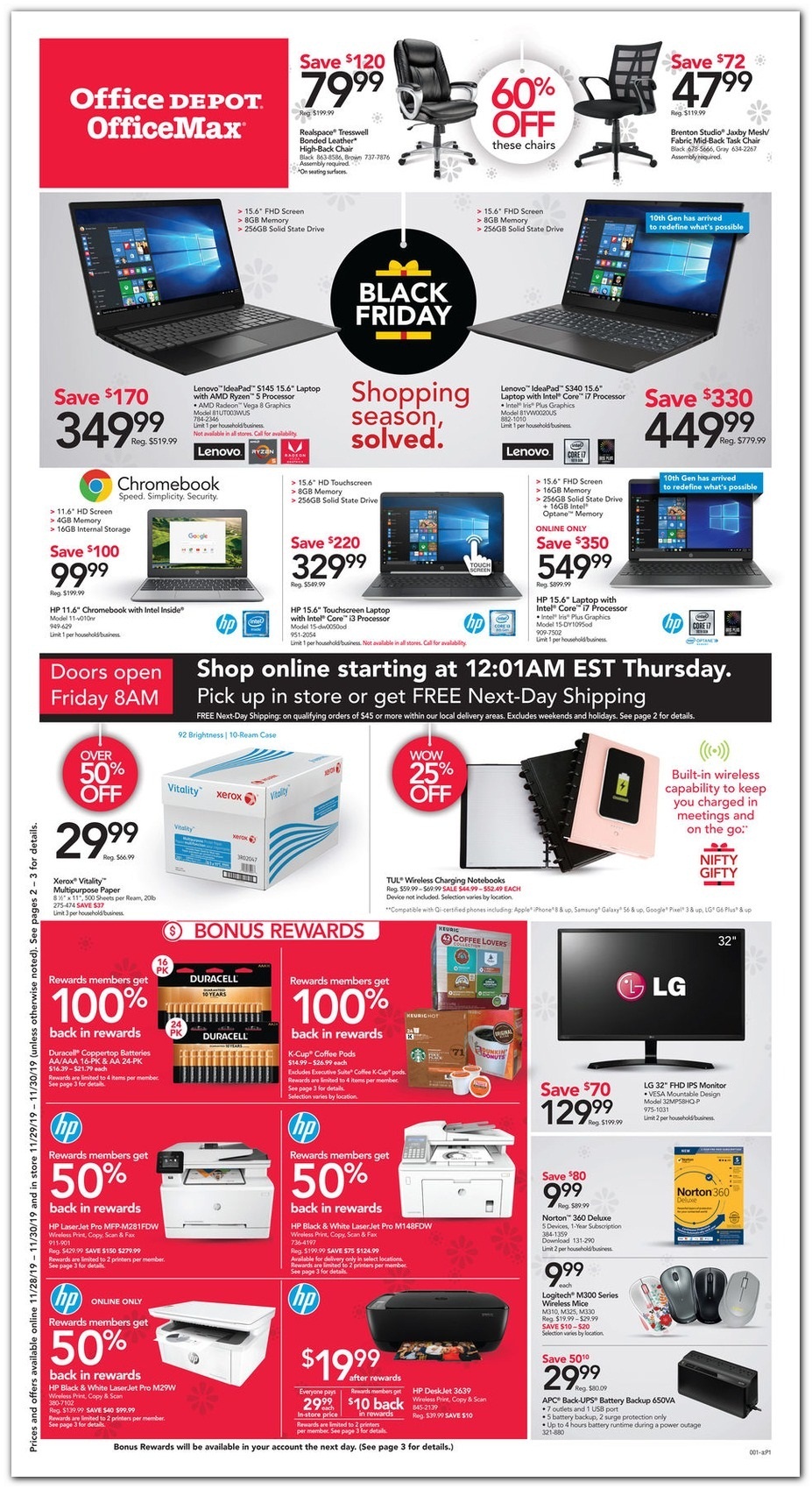 Office Depot and OfficeMax Black Friday Ad 2019 | Black Friday Ads