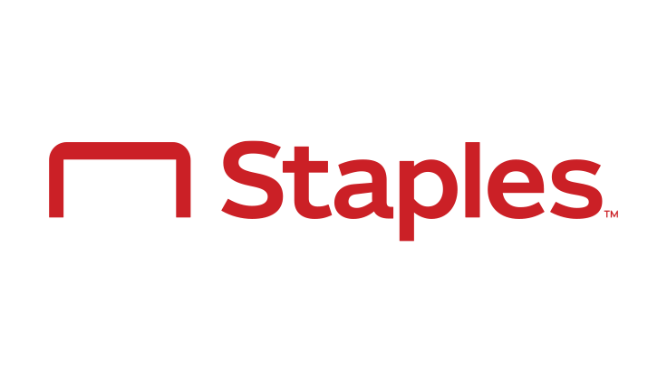 Staples Store Logo on a White Background