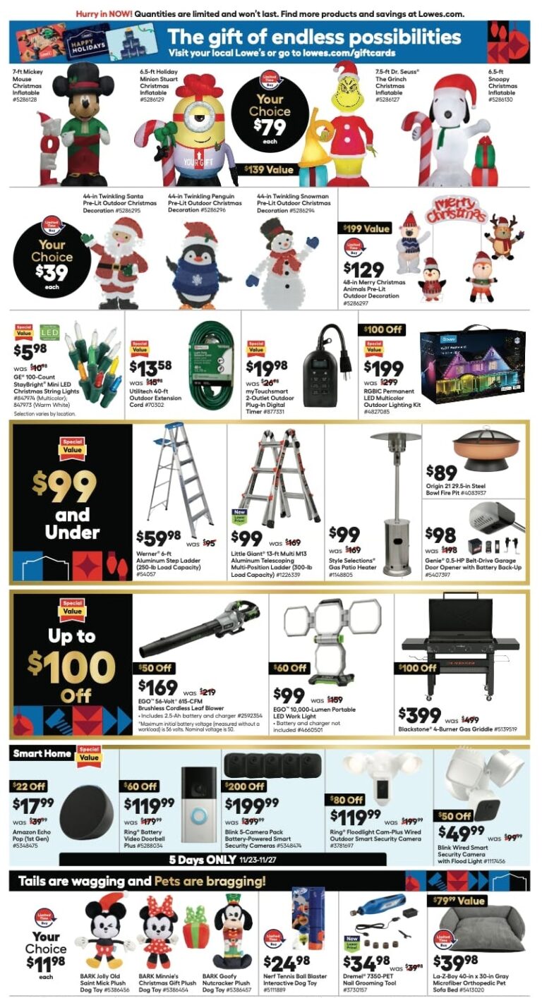 Lowe'S Black Friday 2024 Flyer Idell Rozella