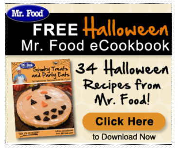 Free Halloween eCookbook from MrFood.com