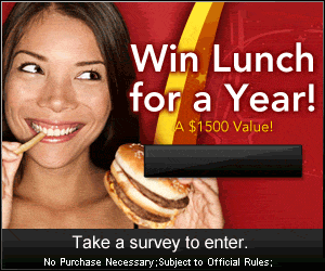 Win Free Lunch for a Year ($1,500 Value)