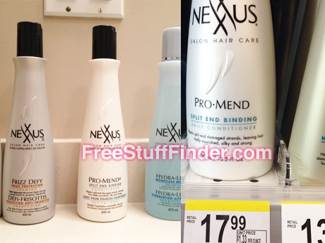 Free Nexxus Shampoo (Walgreens Today Only)
