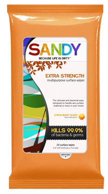 Free Sample Pack Sandy's Multipurpose Wipes