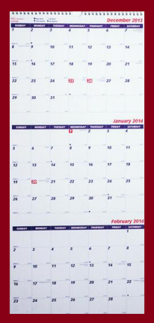 Free 2014 Wall Calendar and Label