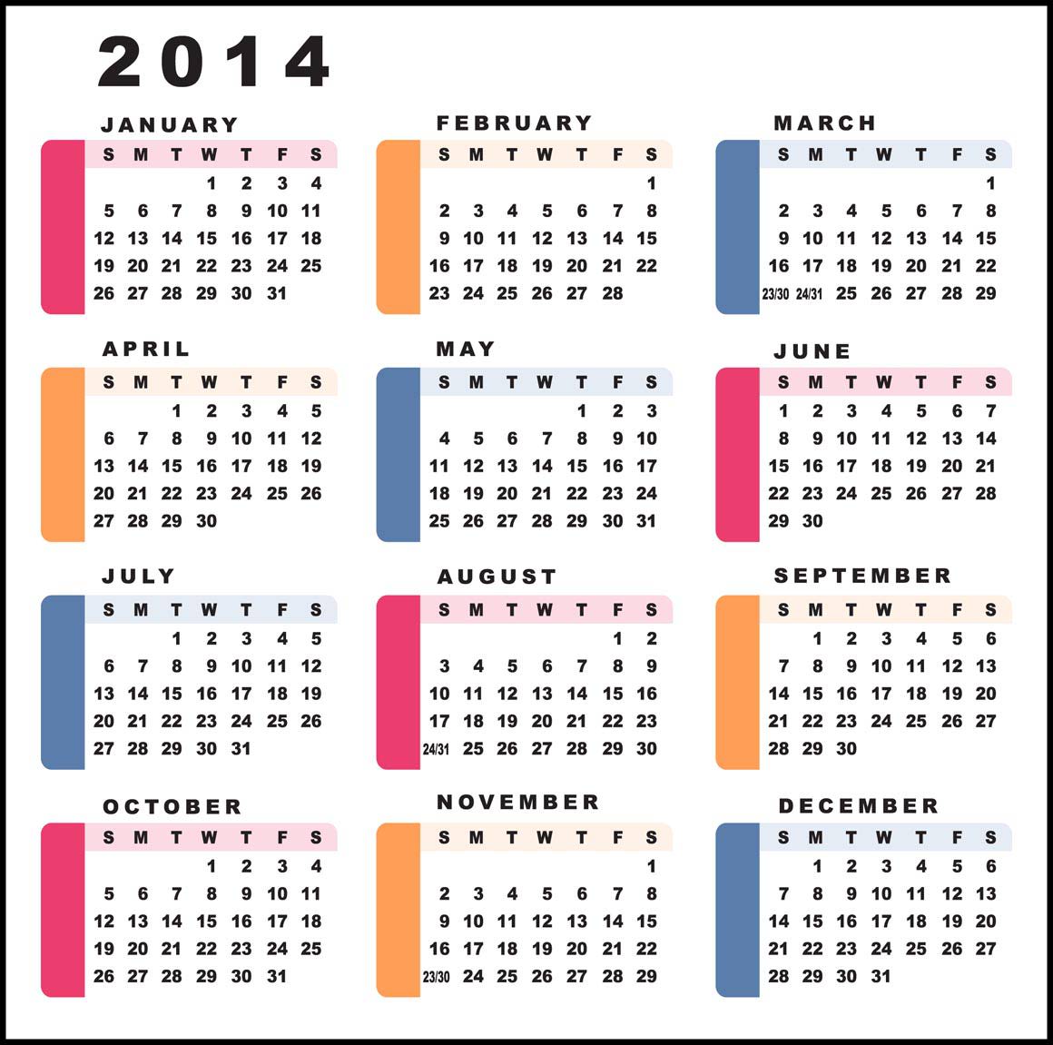 Free 14 Calendar From Luther Care Services Free Stuff Finder