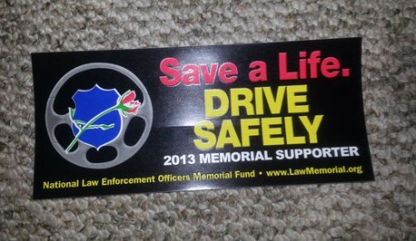 Free Drive Safely Bumper Sticker