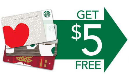 Free $5 Starbucks Gift Card (1st 75,000)