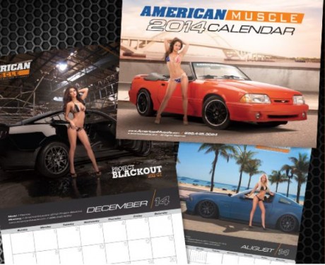 Free 2014 American Muscle Calendar