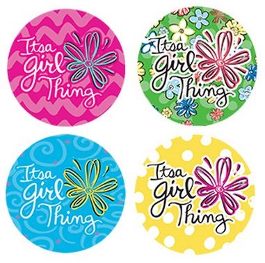 Free It's a Girl Thing Sticker