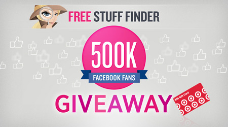 We've Hit 500,000 Fb Fans!! Join Our $500 Giveaway