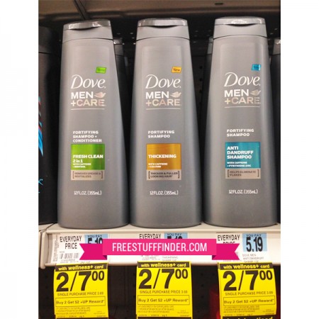 Free Dove + Men's Hair Care at Rite Aid + Moneymaker