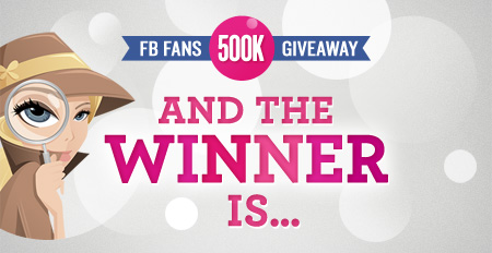 $500 Fun Giveaway Winners (500,000 Fb Fan)