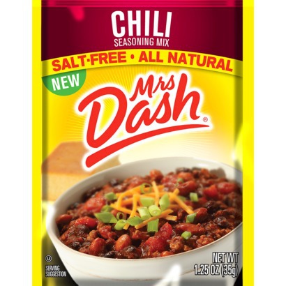 Free Sample Mrs. Dash Taco or Chili Seasoning Mix (3/17, Noon EST)