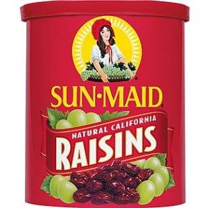 $0.50 Sun Maid Raisins at Walg...
