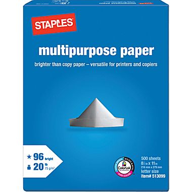 Free Copy Paper at Staples