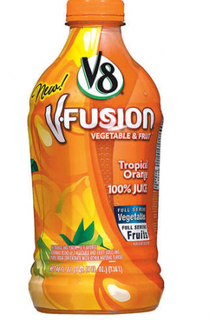 $0.74 V8 V-Fusion Juice at Safeway