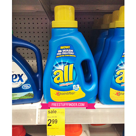 $0.99 All Detergent at Walgreens